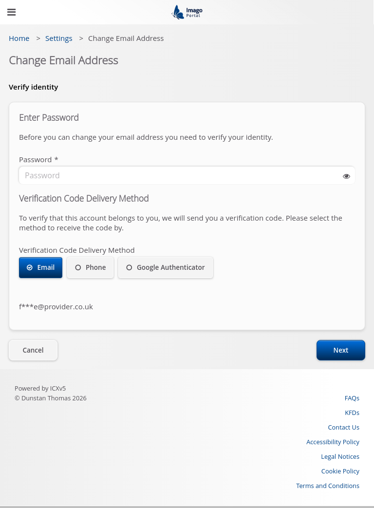 Role-InternalAdmin > 08 Change Email Step 1